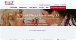 Desktop Screenshot of entandallergy.com